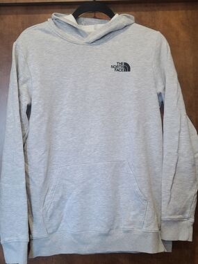 The North Face Heather Light Gray Pullover Hoodie
